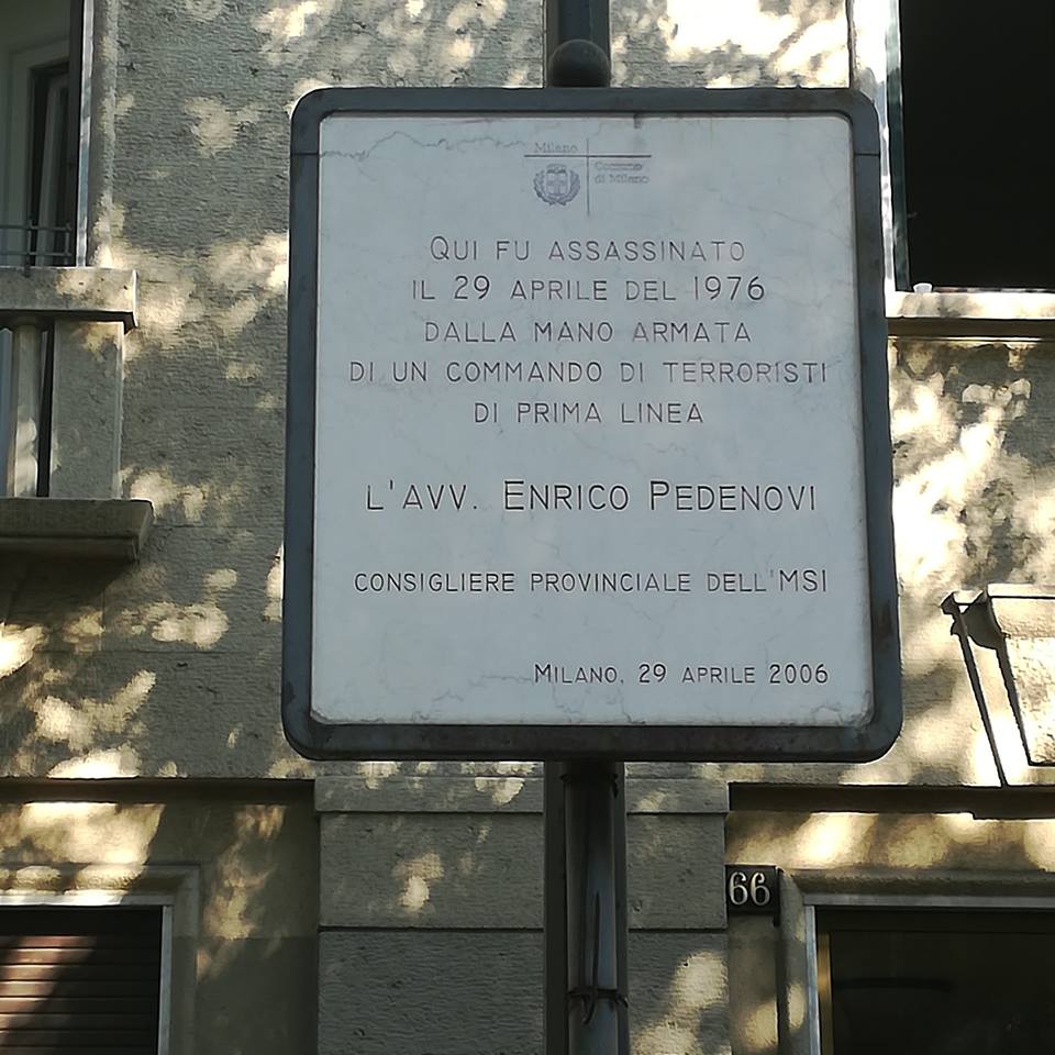 Pamětní Deska Enrica Pedenoviho