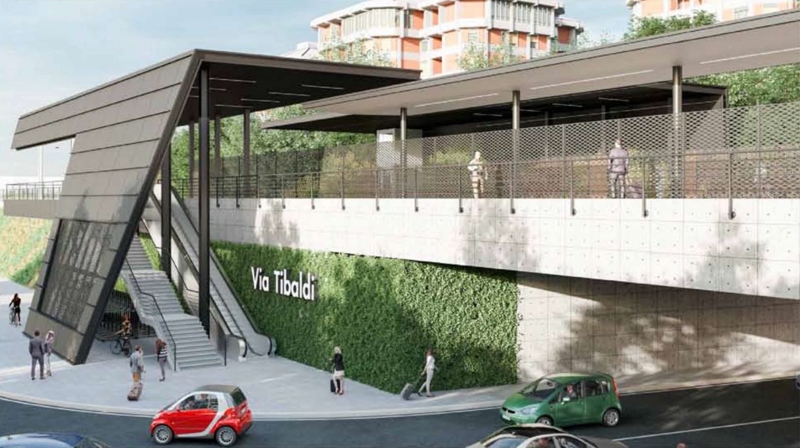 Železniční Zastávka Milano Tibaldi