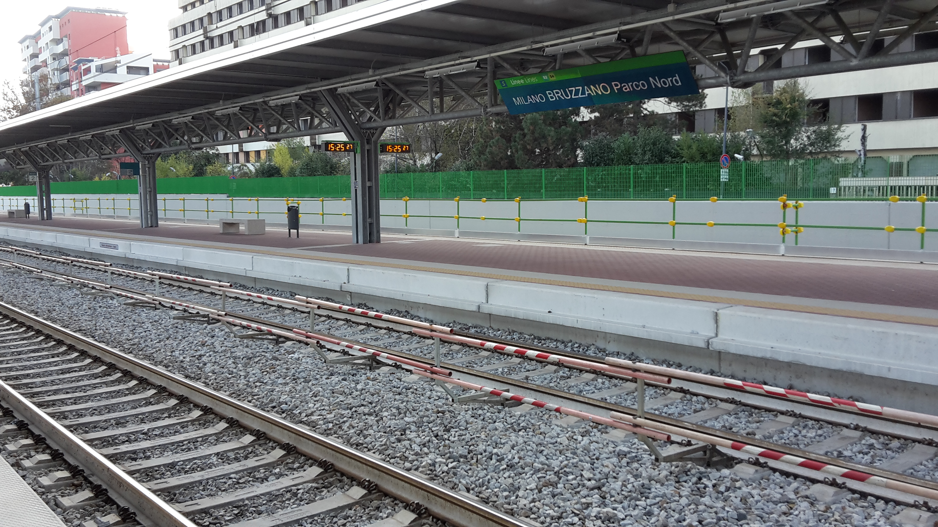 Železniční Stanice Milano Bruzzano Parco Nord