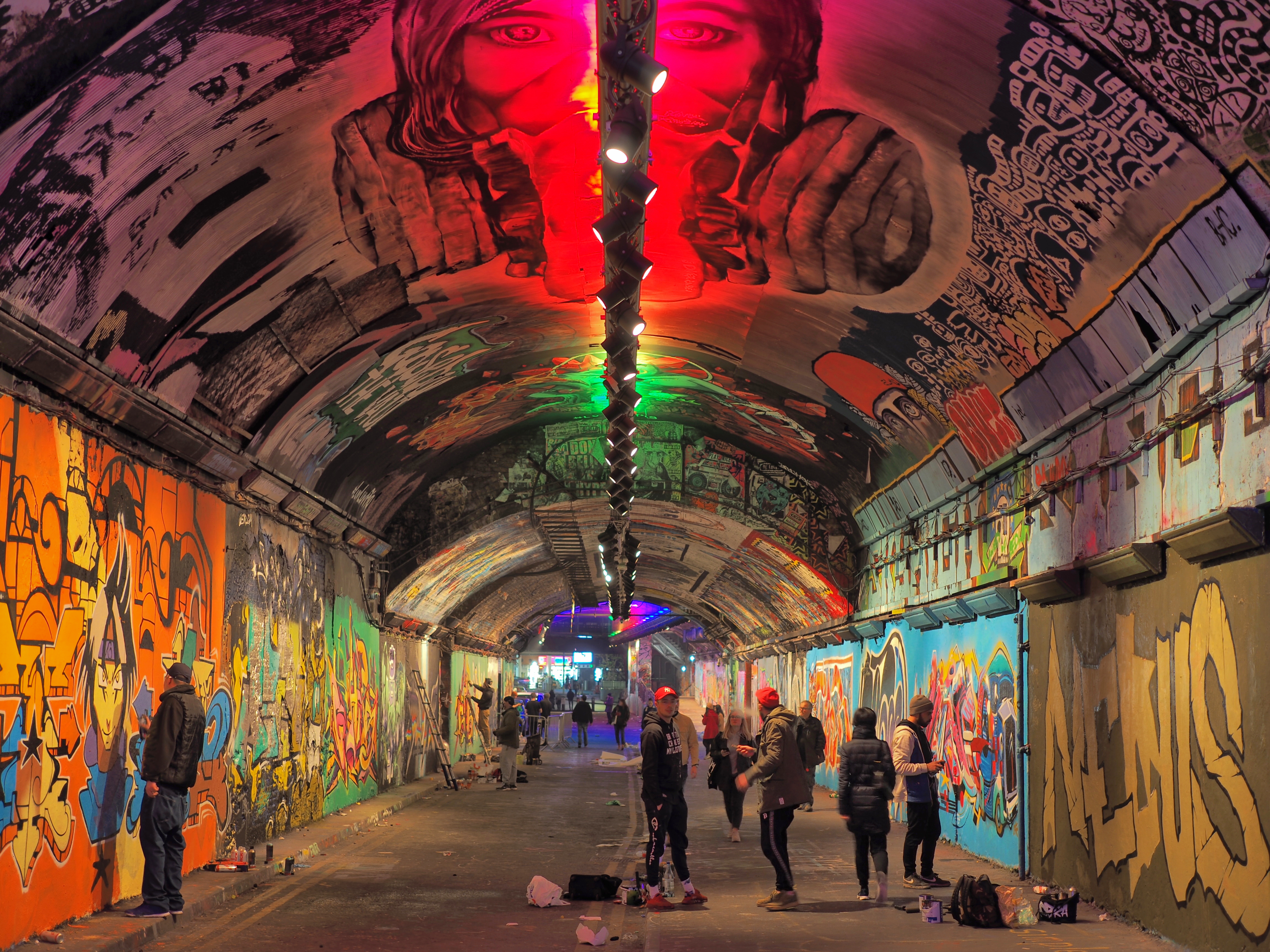 Banksy Graffiti Tunnel