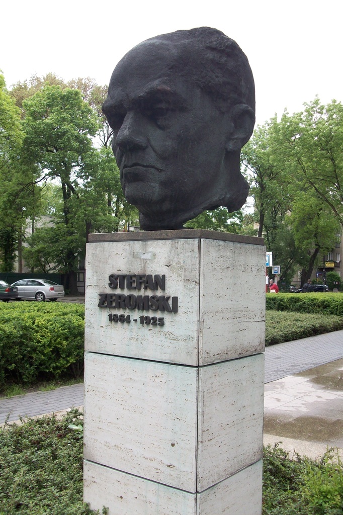 Bust of Żeromski in Warsaw