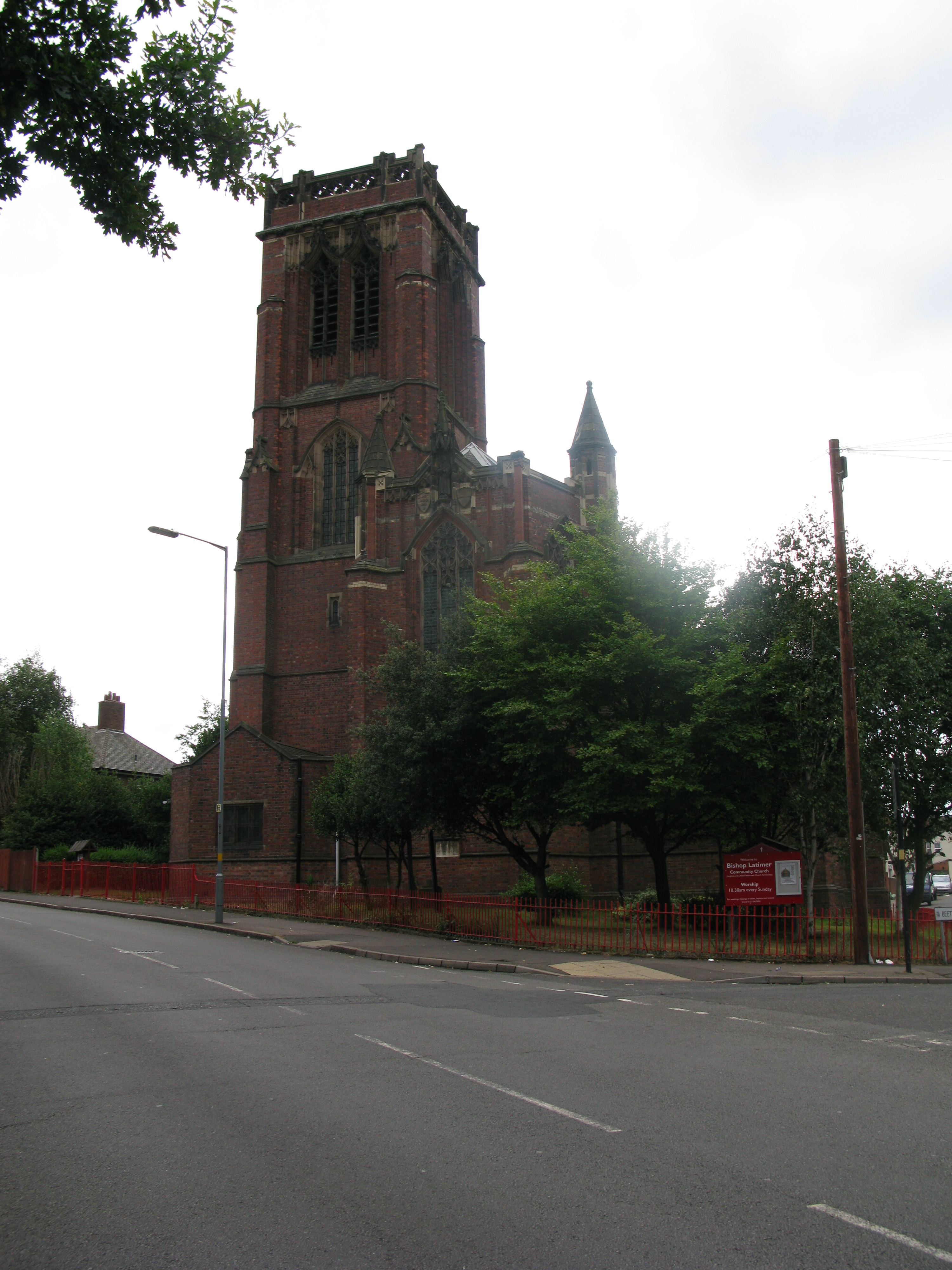 Igreja Memorial Do Bispo Latimer, Winson Green