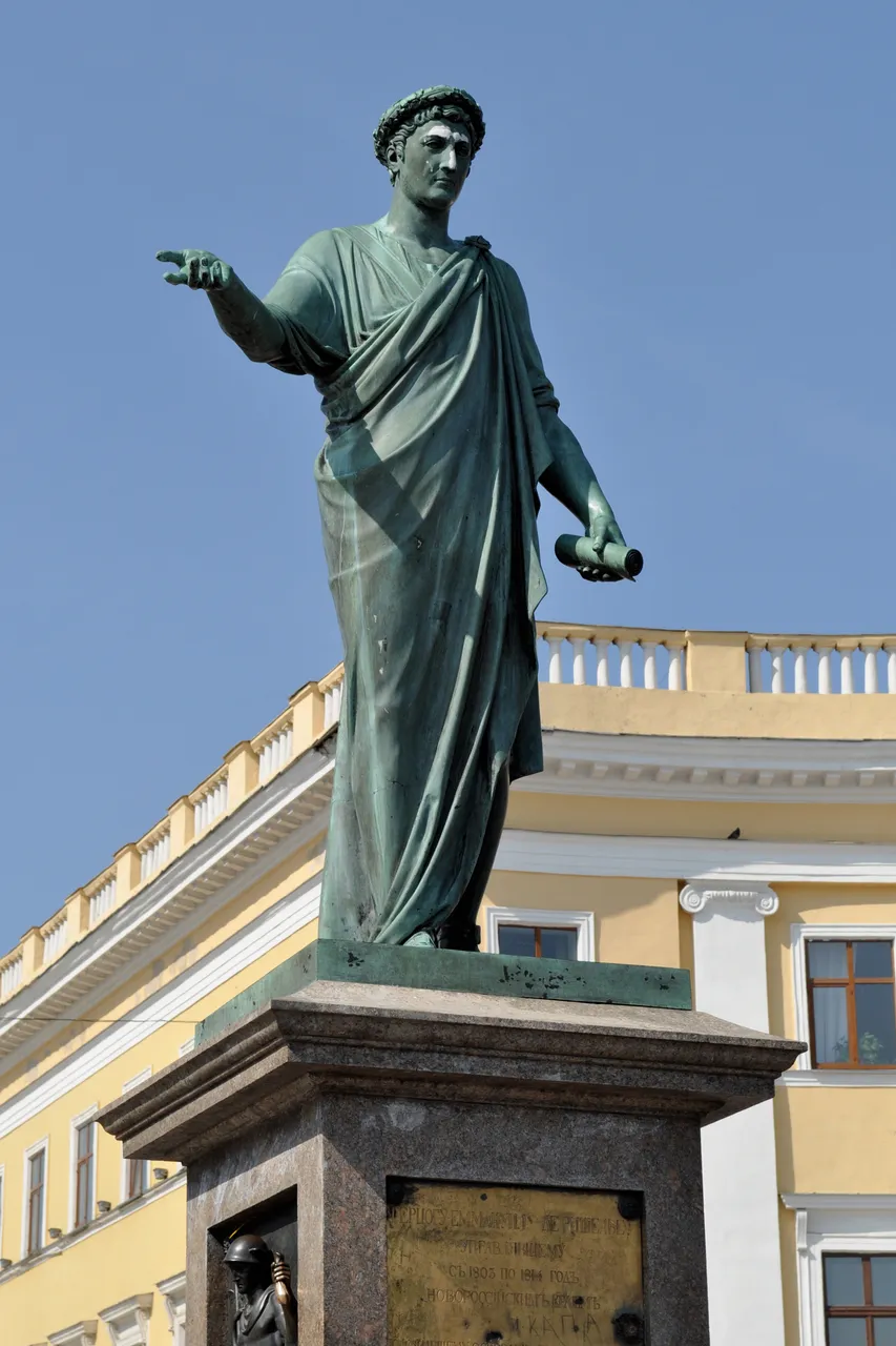Statue of the Duc De Richelieu in Odesa