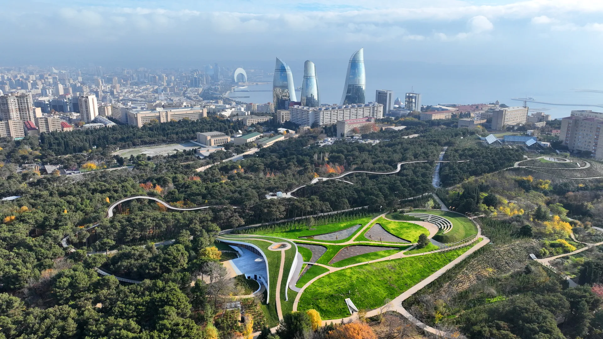 Parque Botánico en Bakú