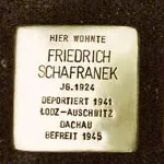 献给弗里德里希·沙夫拉内克的Stolperstein