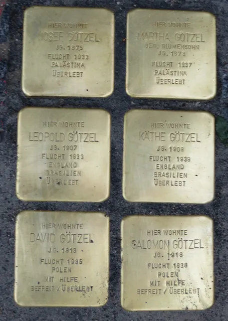 献给玛尔塔·戈策尔的Stolperstein